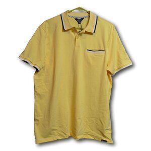 Mens Ben Sherman Buttercup Yellow Polo Shirt Size: M NWT